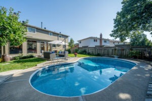 Backyard pool - Milton Real Estate- Detached home for sale
